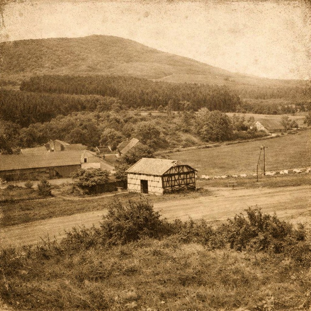 Gut Buchenhof mit Blick vom Linharz